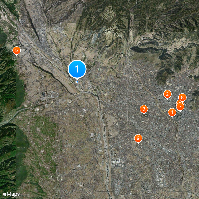 Japan Aviation High School Map