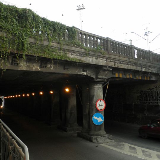 Railway viaduct in Lublin