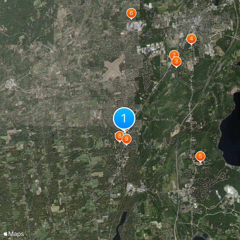 Ballston Spa Mappa