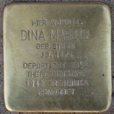 Stolperstein à la mémoire de Dina Marcus