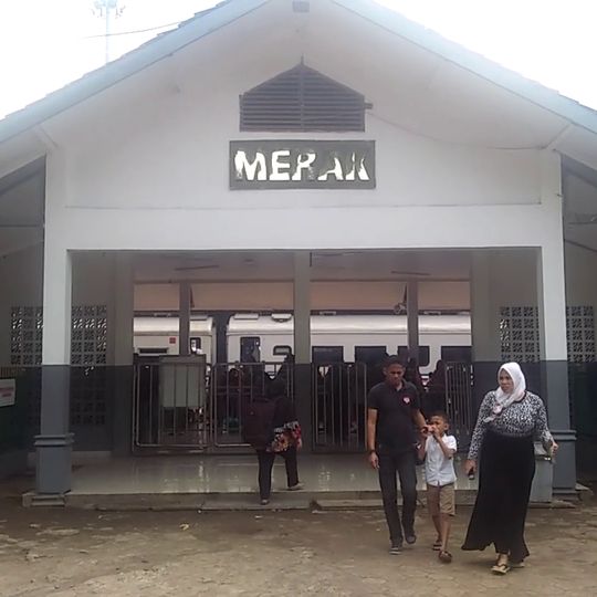 Merak railway station