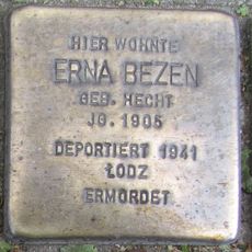 Stolperstein en memoria de Erna Bezen