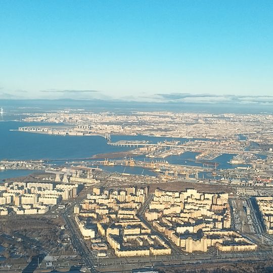 Big port Saint Petersburg