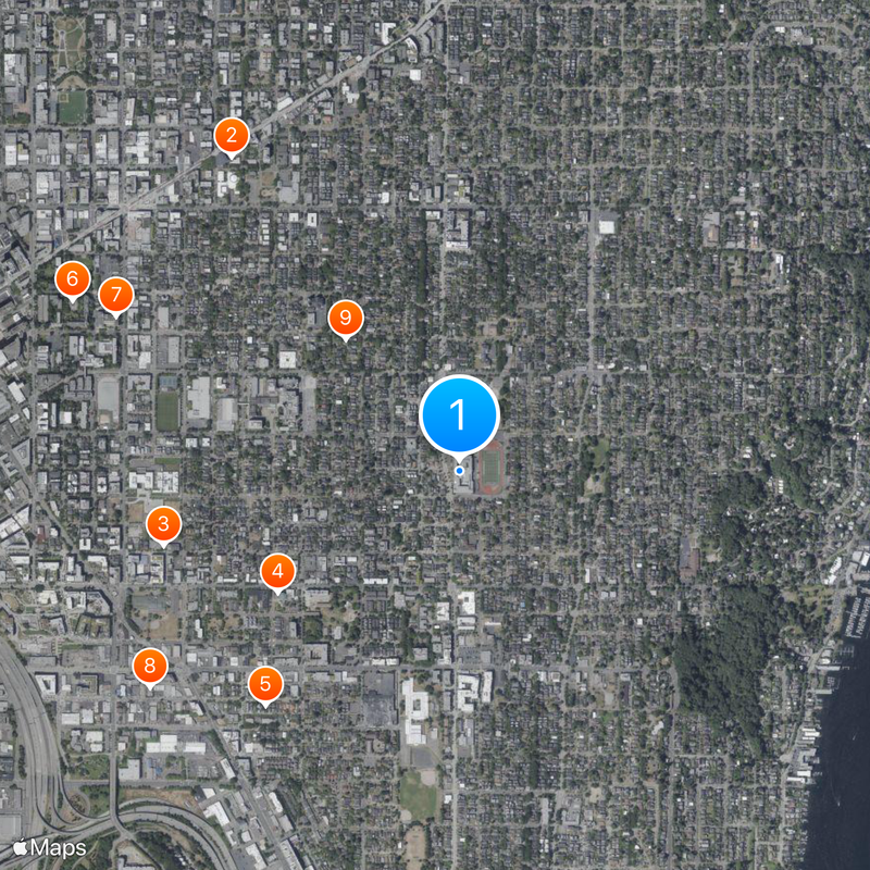 Garfield High School Map
