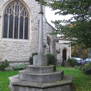 War memorial outside the Church of St John the Evangelist, Blackheath