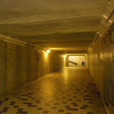 Podchod v železniční stanici Roztoky u Prahy