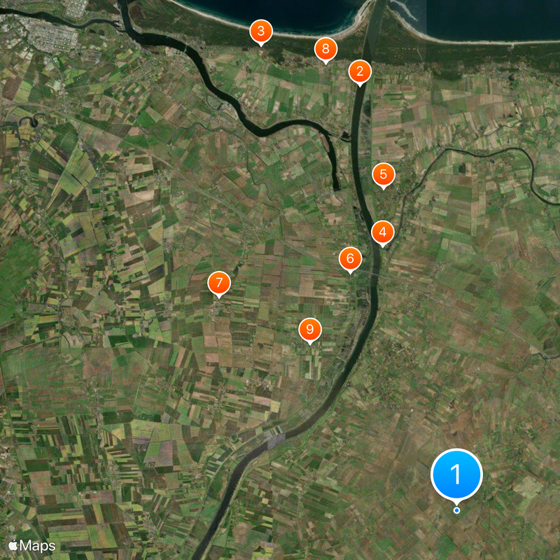 Żuławy Wiślane Map