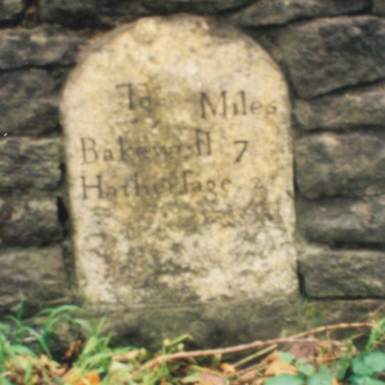 Milestone, Grindleford, E of Sheriff Wood
