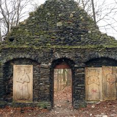 Park and garden terraces at the Bożków Palace