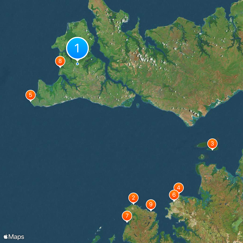 Bathurst Island Map