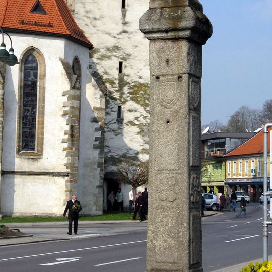 Pillory, Listed objects in Austria, whipping post