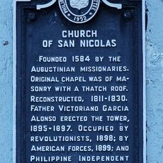 Church of San Nicolas historical marker