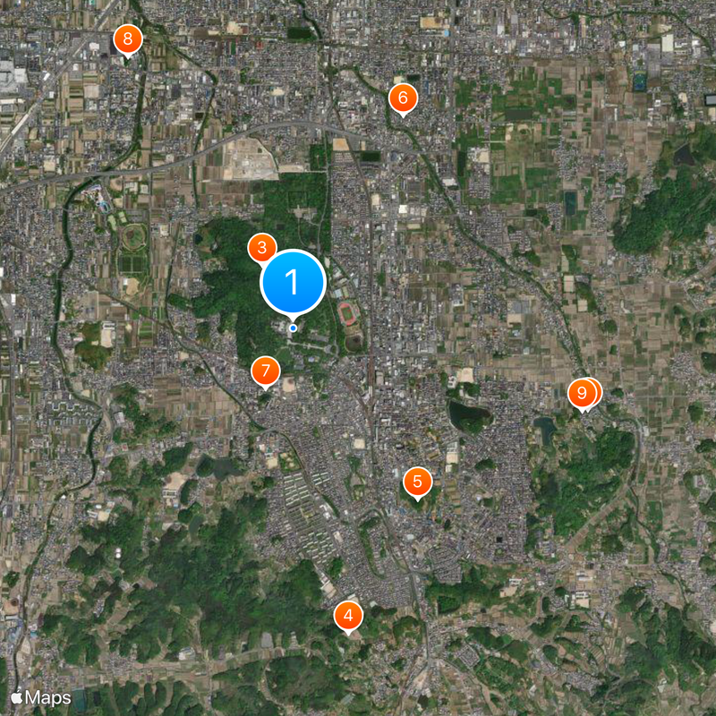 Kashihara Shrine Kaart