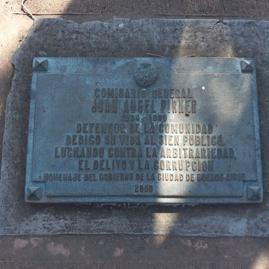 Homenaje al Comisario General J. A. Pirker