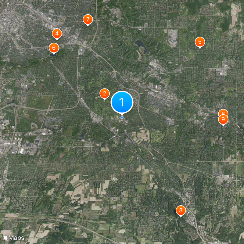 Nazareth University Map