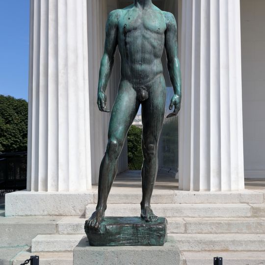 Statue "Jugendlicher Athlet", Theseustempel