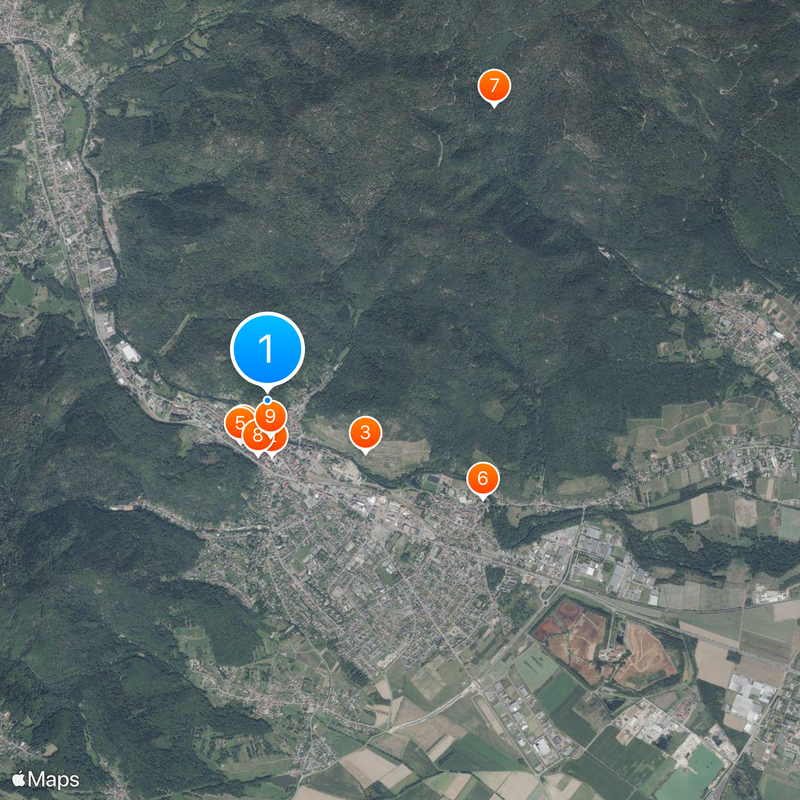 Château de l'Engelbourg Mapa