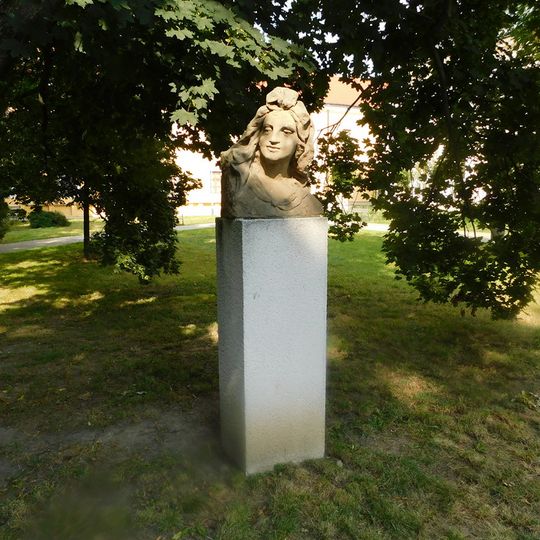 Bust of a young woman