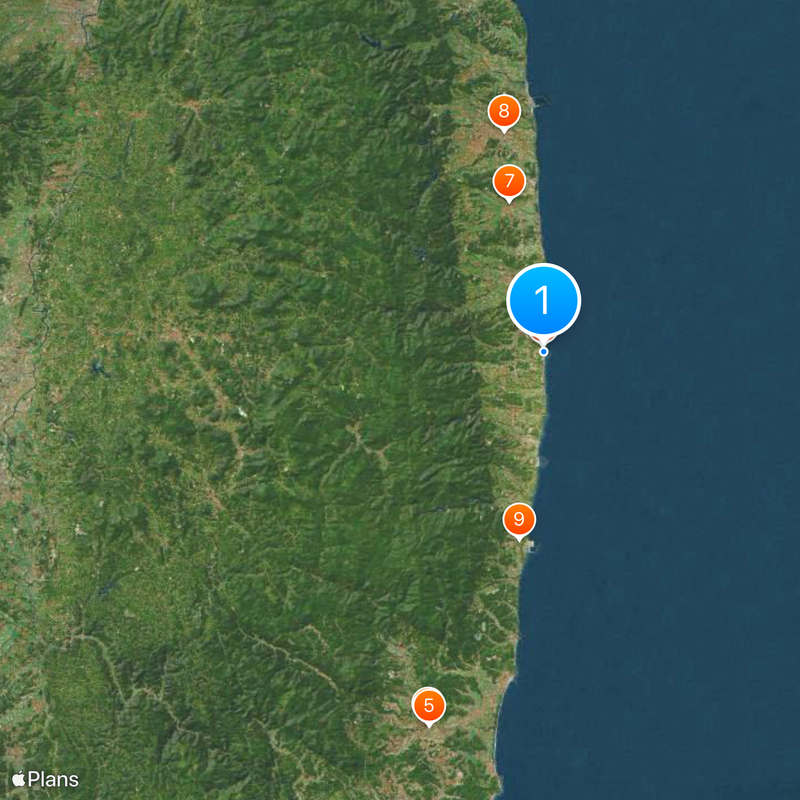 Fukushima Daiichi Nuclear Power Plant Map