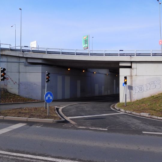 Bridge of Brněnská - Pod Chodovem ramp