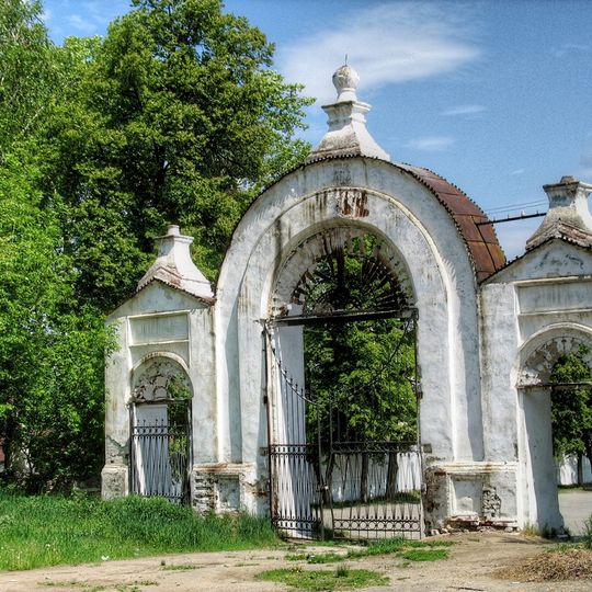 Ограда с воротами