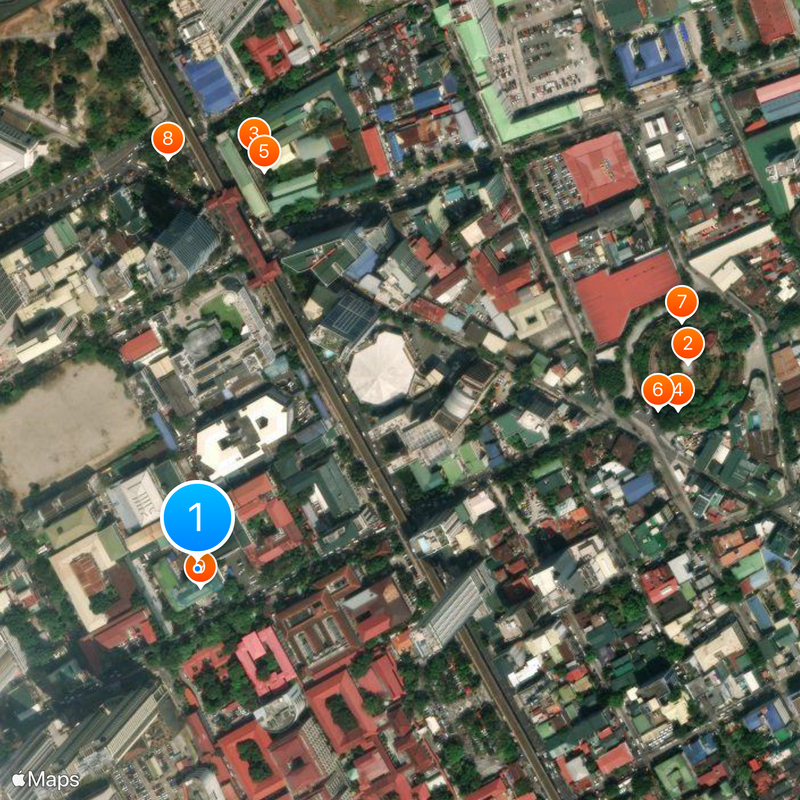 Filipijnse hooggerechtshof Kaart