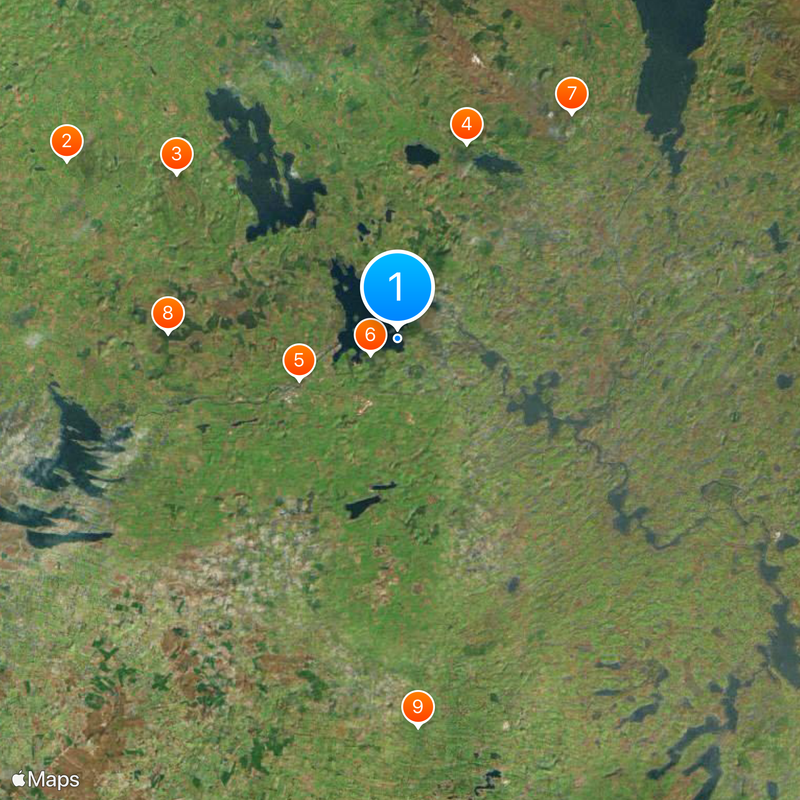 McDermott's Castle Mapa
