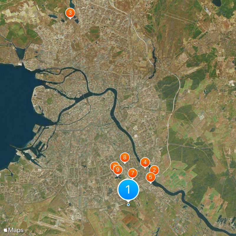 Shushary Map