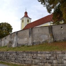 Opevnený kostol sv. Juraja, múr hradbový