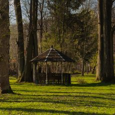 Palace park in Rajcza