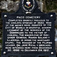 Paco Cemetery historical marker