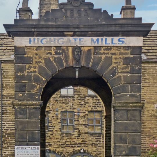 Main Block To Highgate Mills And Portal Between Number 74 Highgate Road And Number 2 Back Lane