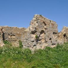 Leiston Abbey (first site) with later chapel and pill box