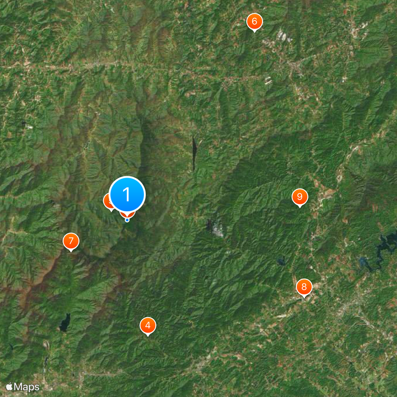 Black Mountains Map