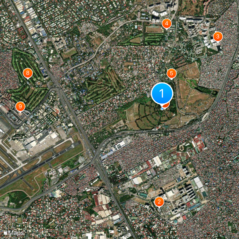 Libingan ng mga Bayani Map