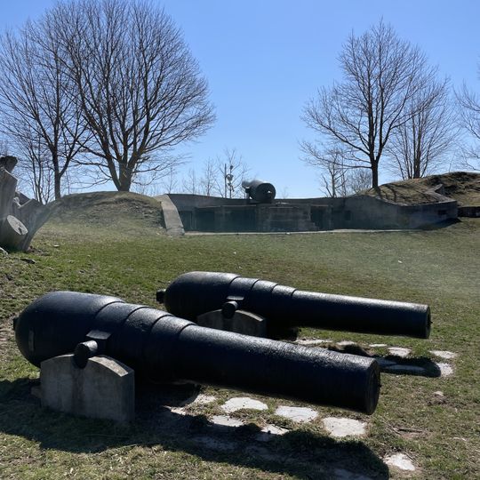 Batteries at Fort Ogilvie in Point Pleasant Park