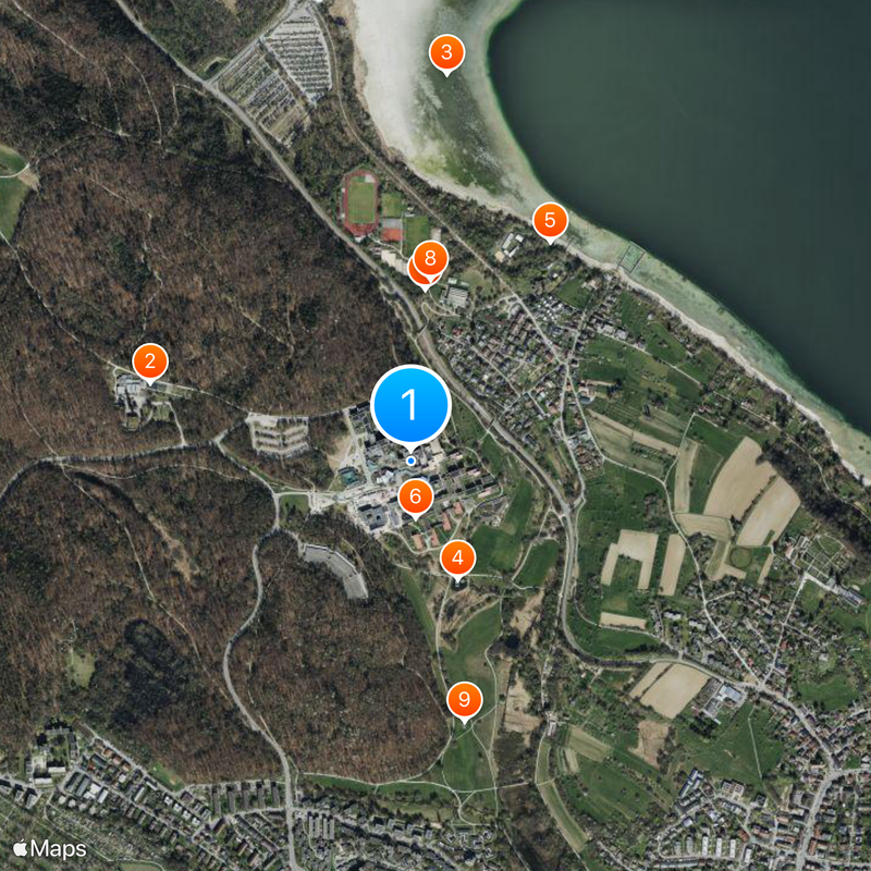 University of Konstanz Map