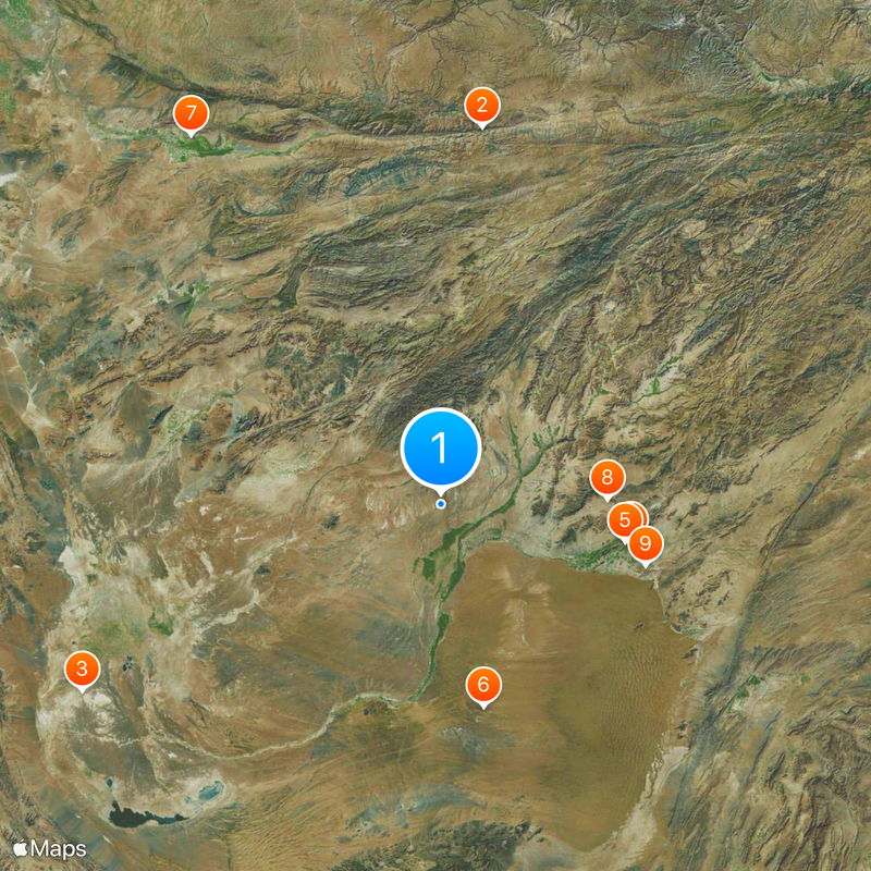 Camp Shorabak Map