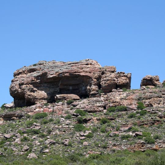 Refugio en la roca en Diepkloof