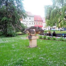 Plastika v Táboritské ulici v Chomutově