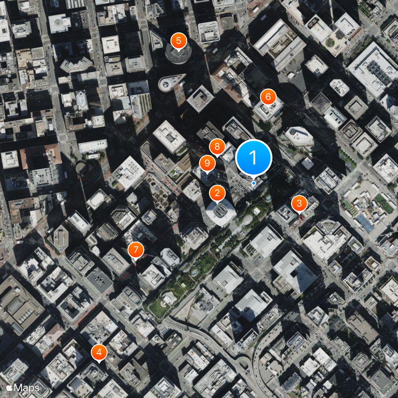 Millennium Tower Mappa