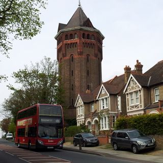 Water Tower At East Side Of Junction With Cleanthus Road