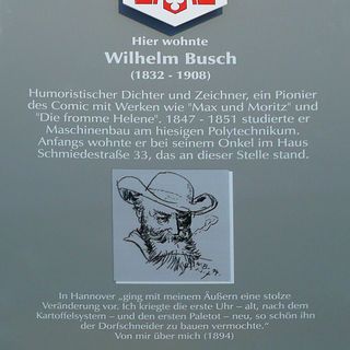 Stadttafel Wilhelm Busch