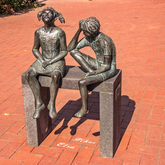 Geschwister, Skulpturenweg Sankt Augustin