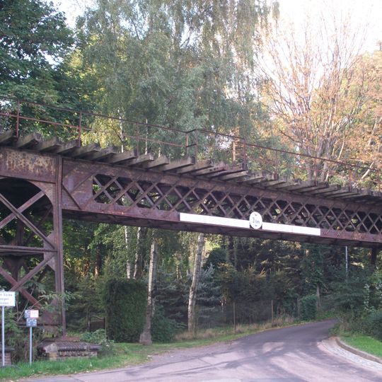 Eisenbahnviadukt Himmelsfürst; Eisenbahnstrecke Berthelsdorf – Großhartmannsdorf mit Abzw Brand – Langenau; Himmelsfürst Fundgrube; Brander Revier Himmelsfürst
