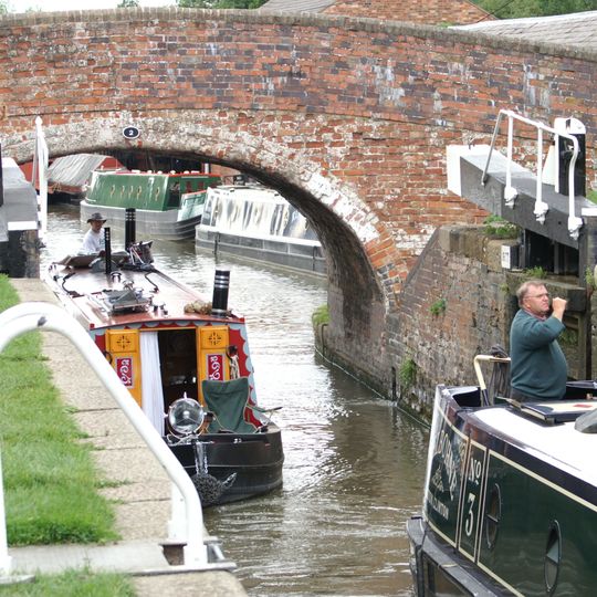 Grand Union Canal Little Braunston Lock At Bridge Number 2