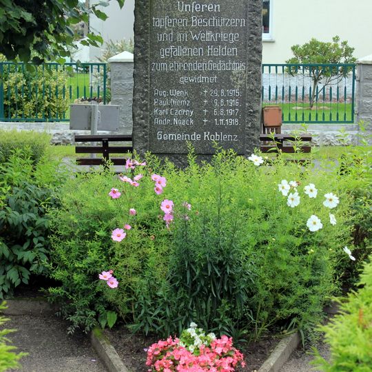 Denkmal für die Gefallenen des Ersten Weltkrieges Dorfstraße