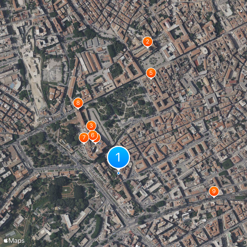 San Giovanni degli Eremiti Map