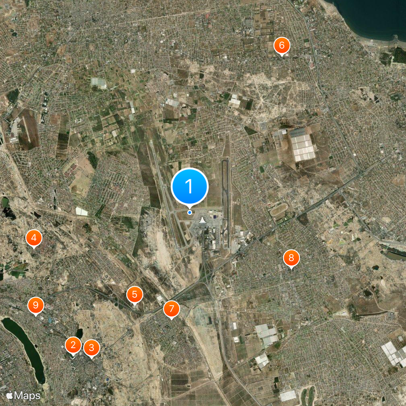Heydar Aliyev International Airport Map