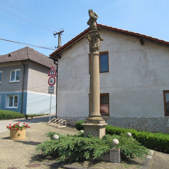 Sloup se sochou Bičovaní Krista